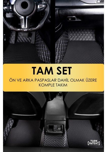 Kia Venga (2010-2015) Uyumlu Deri 8d Havuzlu Tam Set Oto Paspas .6