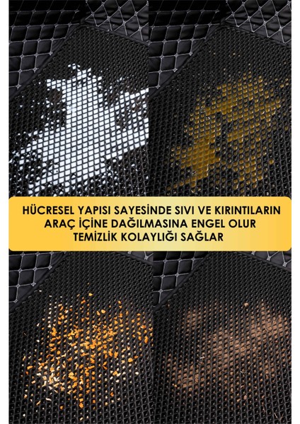 Kia Venga (2010-2015) Uyumlu Deri 8d Havuzlu Tam Set Oto Paspas .6
