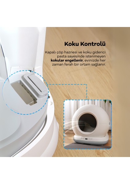 Akıllı Otomatik Kedi Tuvaleti