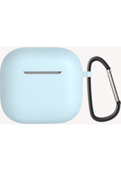 Airpods 4 Uyumlu Zore Standart Silikon Kılıf-Mavi Açık