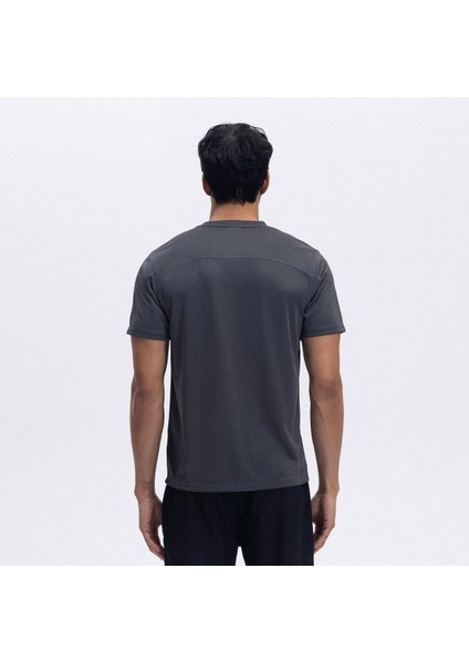 EM426-ANT Bisiklet Yaka Erkek T-Shirt - Antrasit