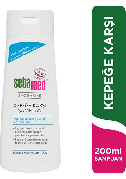 Şampuan 200ML Kepeğe Karşı (Yağlı ve Kepeğe Yatkın Saç Derisi Için) (3 Lü Set) modelleri