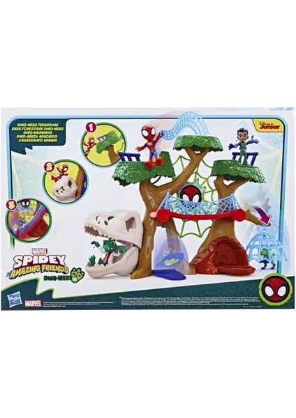F9477 Spidey ve Inanılmaz Arkadaşları - Dino Webs Ağaç Evi Set