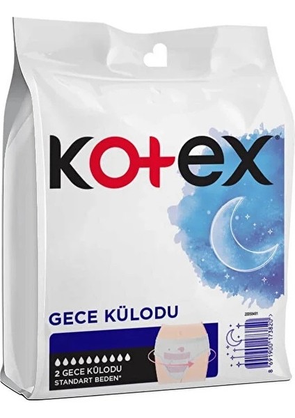 Gece Külodu / Külot Standart Beden 8 Li Set (4pk*2)