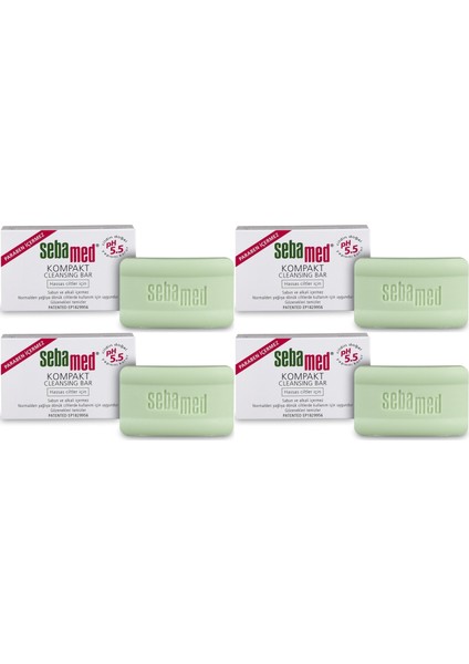 Sabun Kompakt Hassas Cilt 100GR (4 Lü Set)