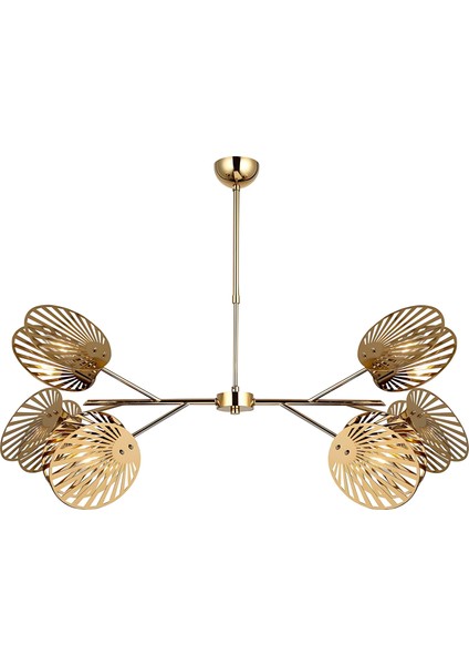 Beluna Lazer Kesim Gold Avize