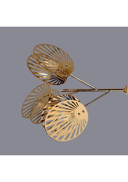 Beluna Lazer Kesim Gold Avize modelleri