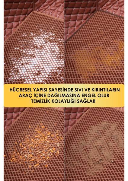 Volkswagen Passat B6 (2006-2010) Uyumlu Deri 8d Havuzlu Tam Set Oto Paspas .5 fırsatları