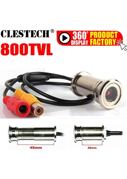 Kapı Gözetleme Dürbün Kamerası (Renkli)