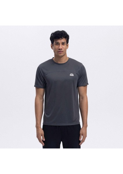 EM426-ANT Bisiklet Yaka Erkek T-Shirt - Antrasit