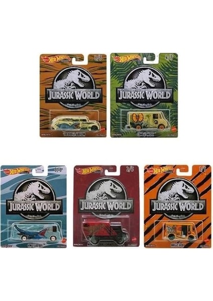 Hot Wheels Premium DLB45 Jurassic World Set