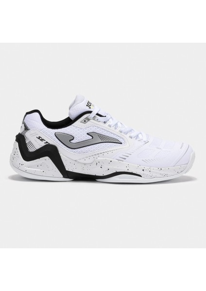 Set Erkek Beyaz Toprak Kort Tenis Ayakkabısı Tsets2502c