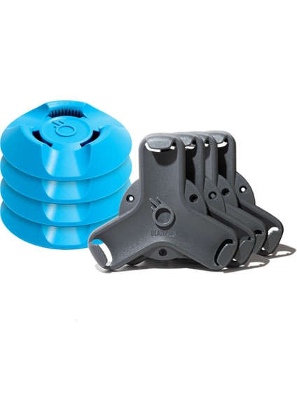 4'lü Wall Mounts ve Podbase Set - Blazepod RIW KIT - Egzersiz Antrenman Tabanlığı ve Duvar Monte Aparat - Blazepod Training Blaze Pod