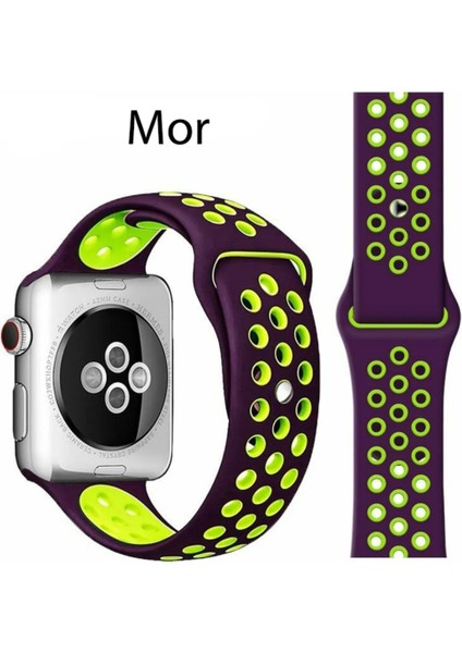 Apple Watch Uyumlu 1 2 3 4 5 6 7 38MM 40MM 41MM Spor Silikon Tme Kordon