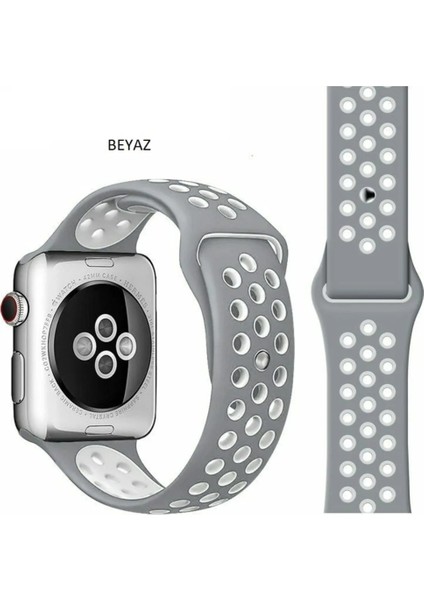 Apple Watch Uyumlu 1 2 3 4 5 6 7 38MM 40MM 41MM Spor Silikon Tme Kordon