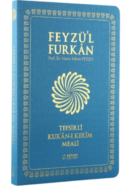 Feyzü'l Furkan Tefsirli Kuranı Kerim Meali Turkuaz (Büyük Boy-Sadece Türkçe Meal-İnce Cilt)