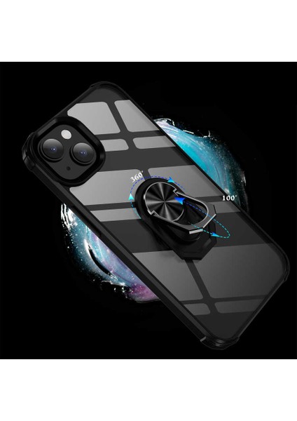 Apple iPhone 14 Plus Kılıf Rntc Mola Kapak-Siyah