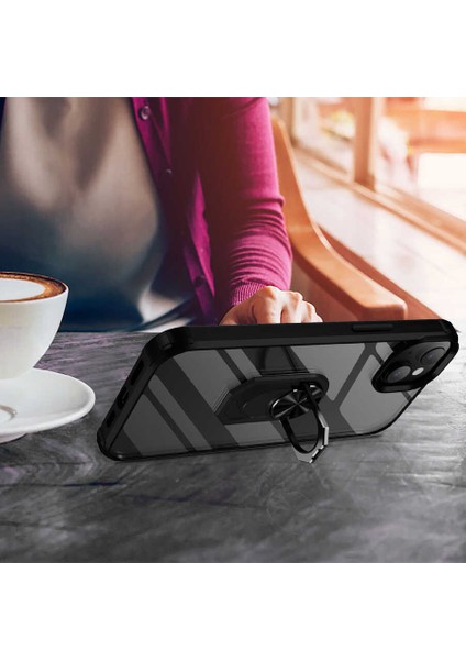 Apple iPhone 14 Plus Kılıf Rntc Mola Kapak-Siyah