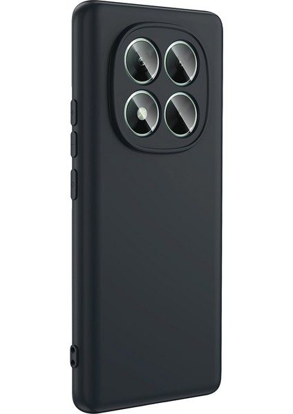 Xiaomi Poco X7 Uyumlu Kılıf Lansman Içi Kadife Silikon Siyah