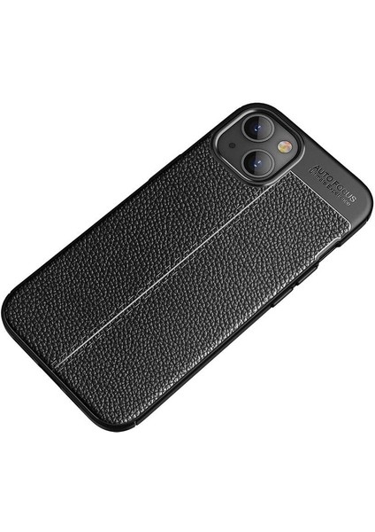 Apple iPhone 14 Plus Kılıf Rntc Niss Silikon Kapak-Siyah