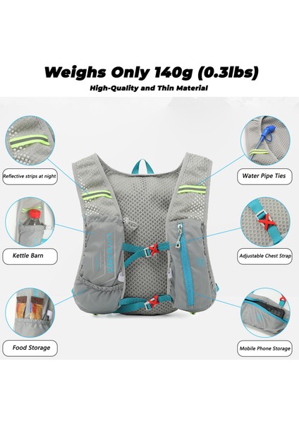 Koşu Hidrasyon Cepası Çoklu Sporlara Uygun Sırt Çantası (Yurt Dışından) indirimleri