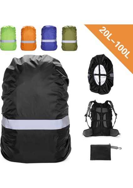 Bisiklet Için Yansıtıcı Su Geçirmez Sırt Çantası Kapağı (Yurt Dışından) fiyatları
