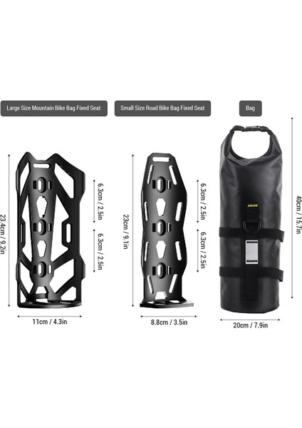 5l Su Geçirmez Çok Amaçlı Bisiklet Çerçeve Çantası (Yurt Dışından) modelleri
