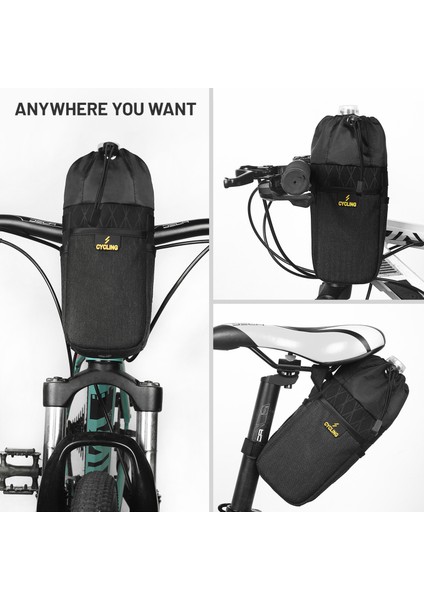 Bisiklet Su Şişesi Çantası Soğutucu Sıra Çantası (Yurt Dışından) fırsatları