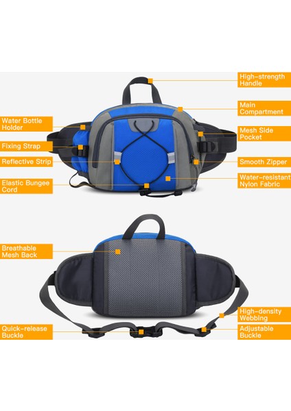 Su Şişesi Tutucu ile Dış Mekan Kullanımı Için Bel Çantası (Yurt Dışından) fırsatları