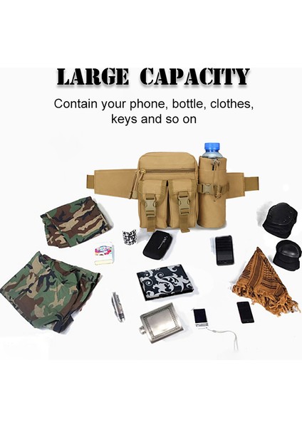 Çift Cinsiyet Kullanımına Uygun Su Geçirmez Büyük Kapasiteli Bel Çantası (Yurt Dışından) modelleri