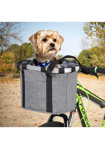 Doorslay Bisiklet Çıkarılabilir Sepeti Evcil Hayvan Taşıyıcısı (Yurt Dışından) indirimleri