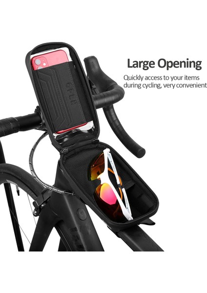 Dokunmatik Ekranlı Suya Dalı Bisiklet Çerçeve Çantası (Yurt Dışından) modelleri