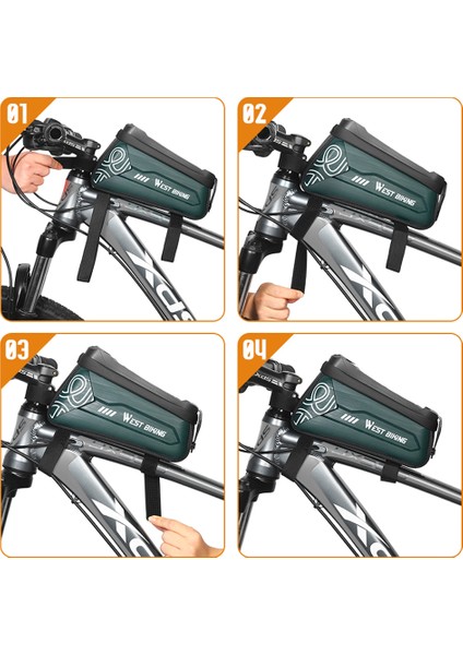 2.5l Su Geçirmez Dokunmatik Bisiklet Çantası (Yurt Dışından) modelleri