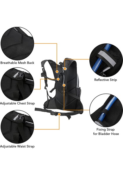 8l Yüksek Görünürlükte Yansıtıcı Bisiklet Su Deposu Çantası (Yurt Dışından) fırsatları