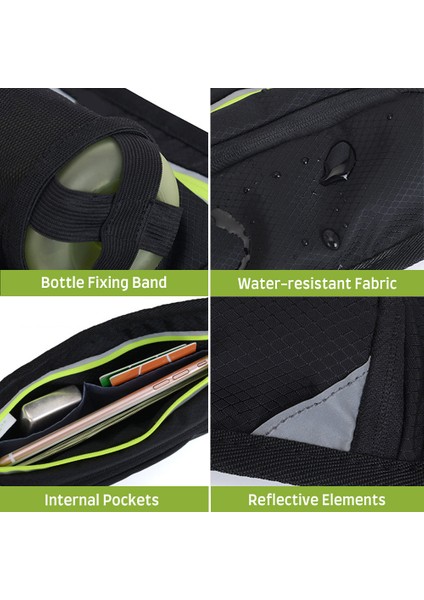 Spor Için Su Şişesi Tutucu ile Koşu Bel Çantası (Yurt Dışından) modelleri