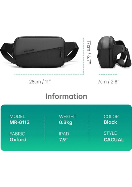 Mark Ryden Erkek Kasual Çok Fonksiyonlu Omuz Çantası (Yurt Dışından) modelleri