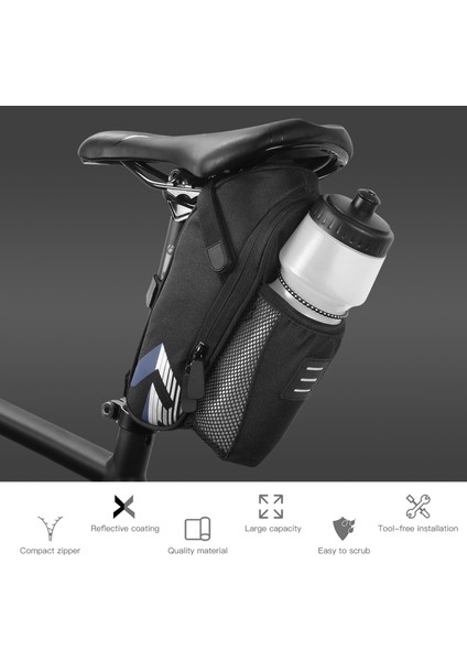 Su Geçirmez Büyük Kapasiteli Bisiklet Saddle Çantası (Yurt Dışından) modelleri