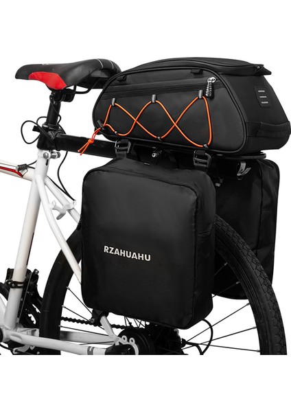 Su Geçirmez Yan Asmalı Çantalarıyla 3'lü Bisiklet Raftı Çantası (Yurt Dışından)