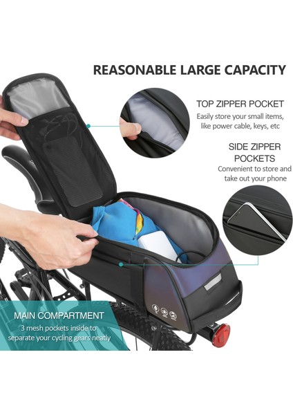 Su Geçirmez Bisiklet Arka Rahat Çantası (Yurt Dışından) fırsatları