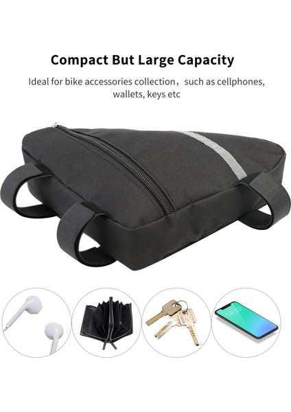 Çerçeveli Bisiklet Çantası Ön Boru Saddle Poşeti Outdoor Bisiklet Sparepartı (Yurt Dışından) fırsatları
