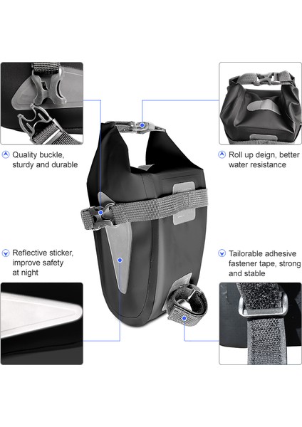Su Geçirmez Yansıtıcı Bisiklet Arka Sırt Çantası (Yurt Dışından) fırsatları