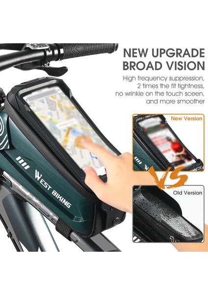 2,5 L Su Geçirmez Dokunmatik Bisiklet Çantası (Yurt Dışından) fiyatları