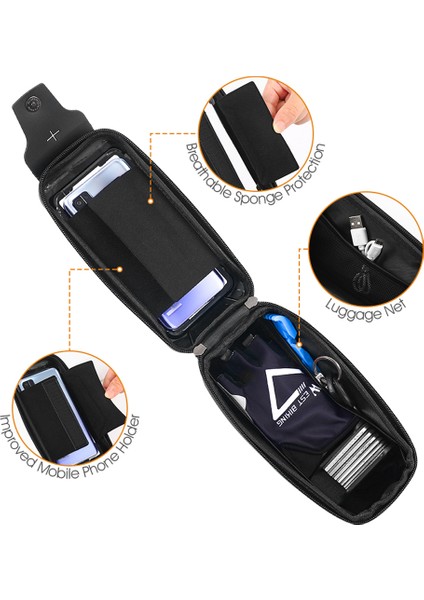 2,5 L Su Geçirmez Dokunmatik Bisiklet Çantası (Yurt Dışından) fırsatları