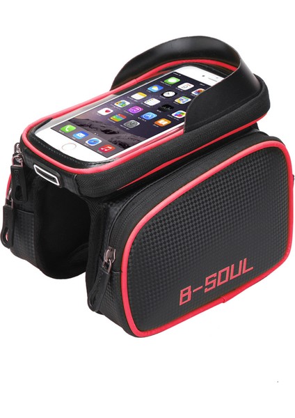 Bisiklet Çerçeve Çantası, Sadel Telefon Tutacağı, 6.2'' Altı Telefonlar Için Su Geçirmez Depolama (Yurt Dışından) fiyatları