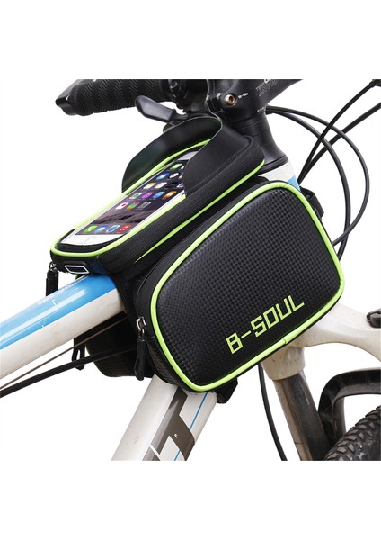 Bisiklet Çerçeve Çantası, Sadel Telefon Tutacağı, 6.2'' Altı Telefonlar Için Su Geçirmez Depolama (Yurt Dışından) fırsatları
