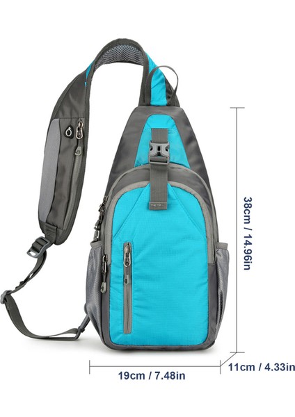Erkek Göğüs Sırt Çantası USB Kulaklık Bağlantısı (Yurt Dışından) fiyatları