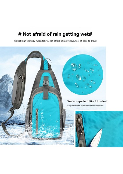 Erkek Göğüs Sırt Çantası USB Kulaklık Bağlantısı (Yurt Dışından) fırsatları