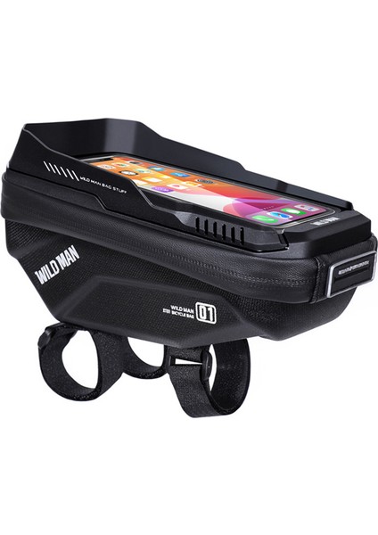 Dokunmatik Ekranlı Suya Dalı Büyük Kapasiteli Bisiklet Sapa Çantası (Yurt Dışından)