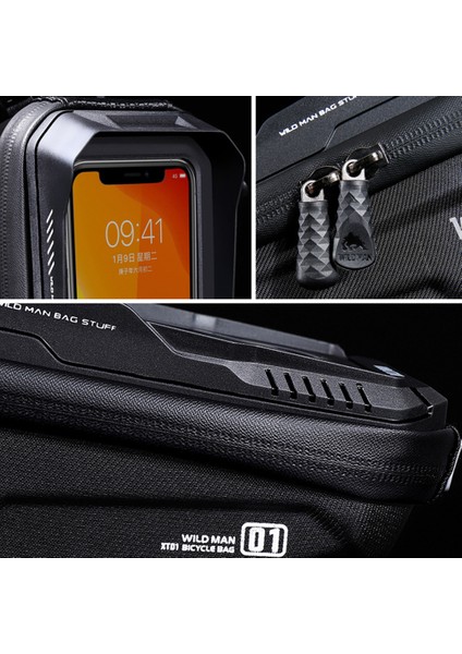 Dokunmatik Ekranlı Suya Dalı Büyük Kapasiteli Bisiklet Sapa Çantası (Yurt Dışından) fırsatları