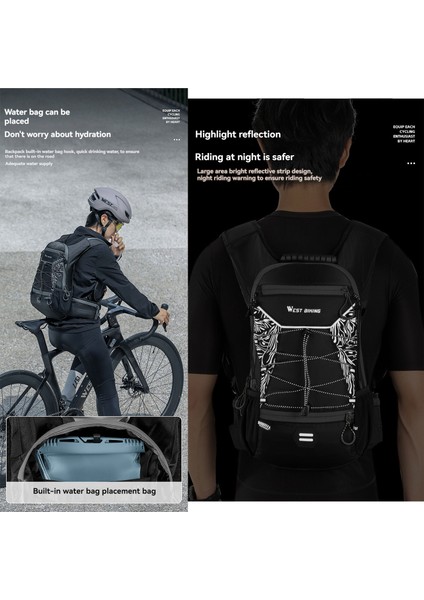 Çok Fonksiyonlu Büyük Kapasiteli Bisiklet Sırt Çantası (Yurt Dışından) indirimleri